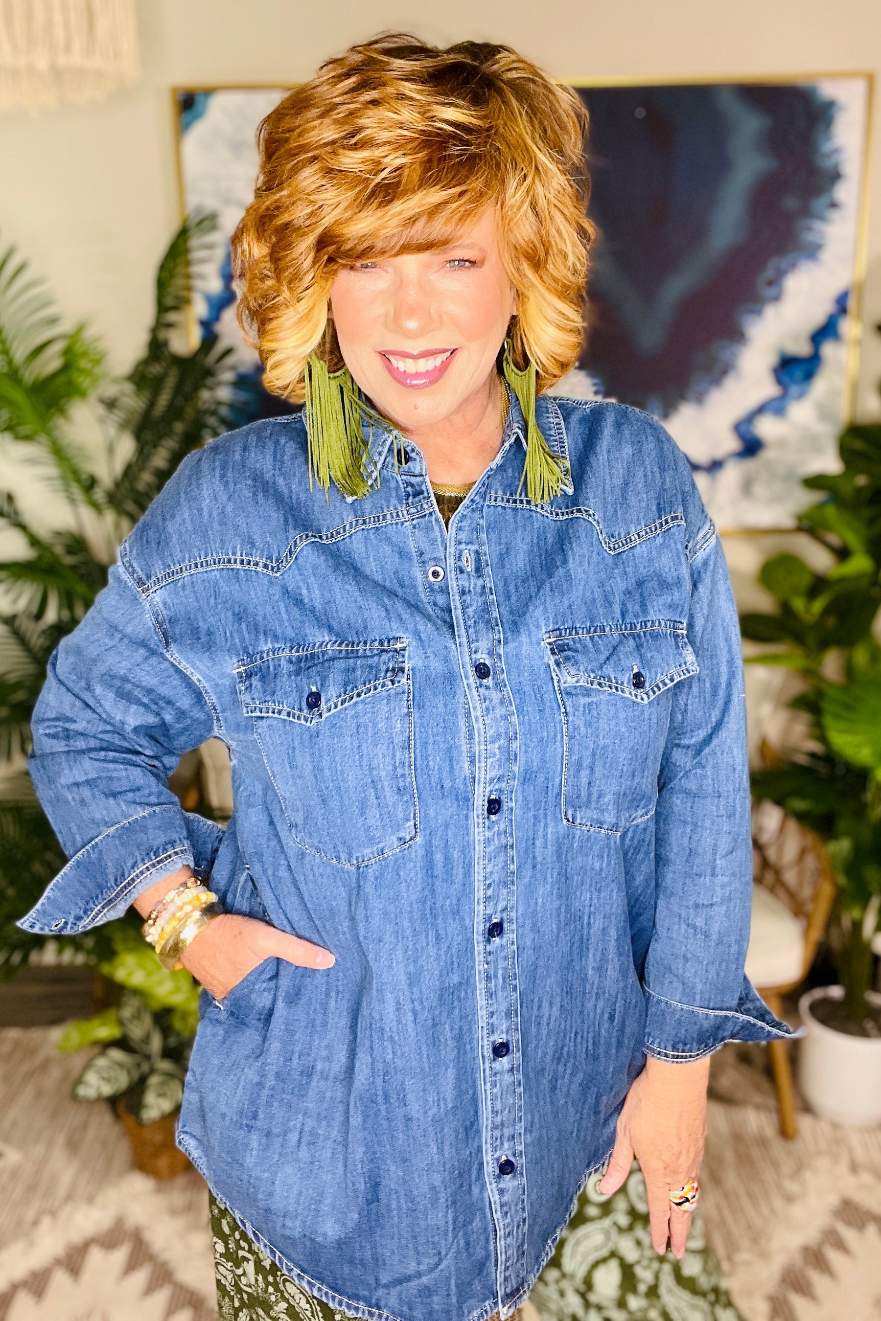 Simply Denim Top