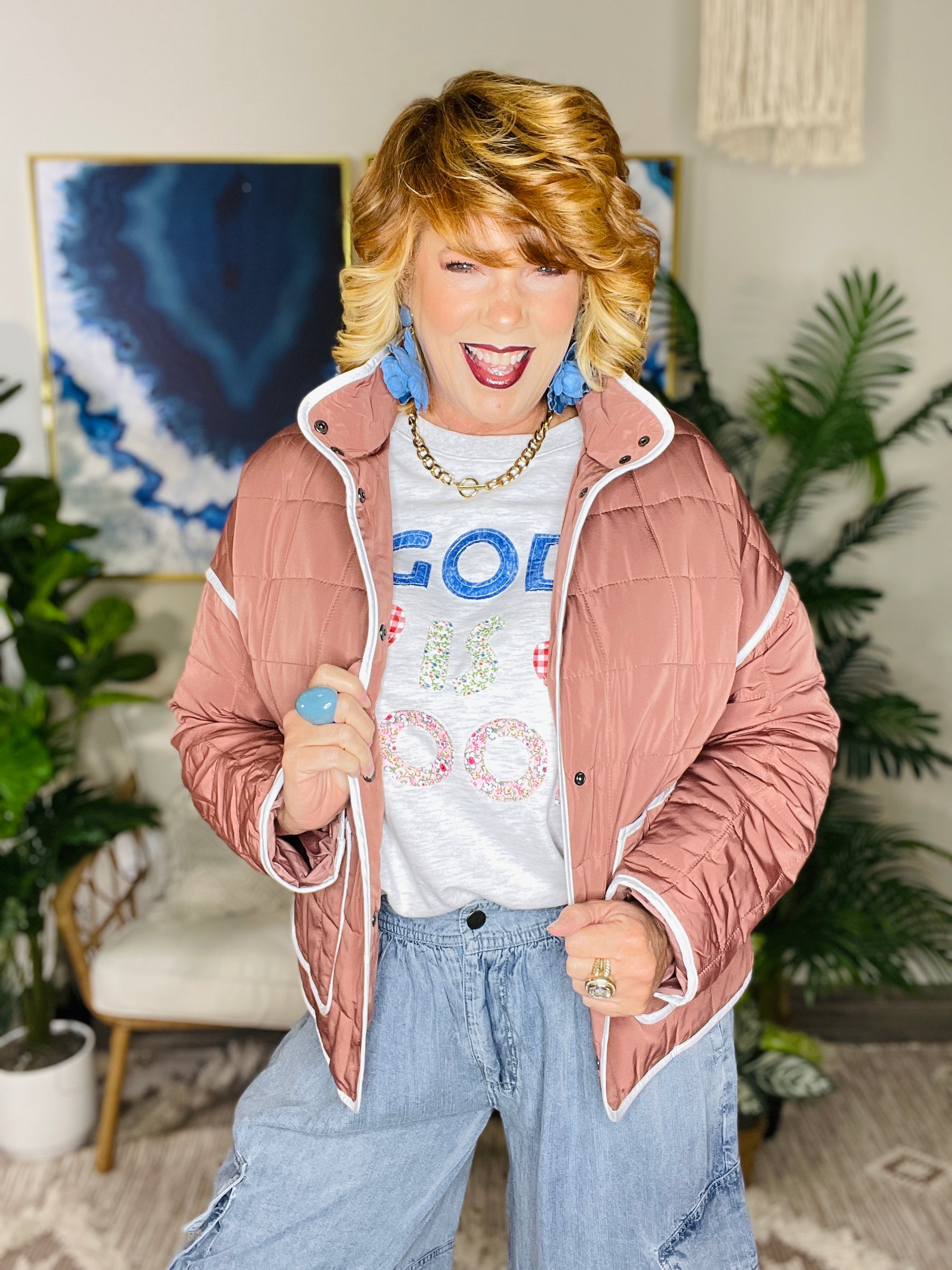 Catch Me Cozy Quilted Jacket