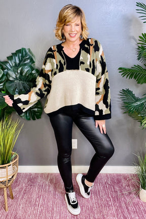 Nowhere To Run Camo Knit Sweater - S048CA