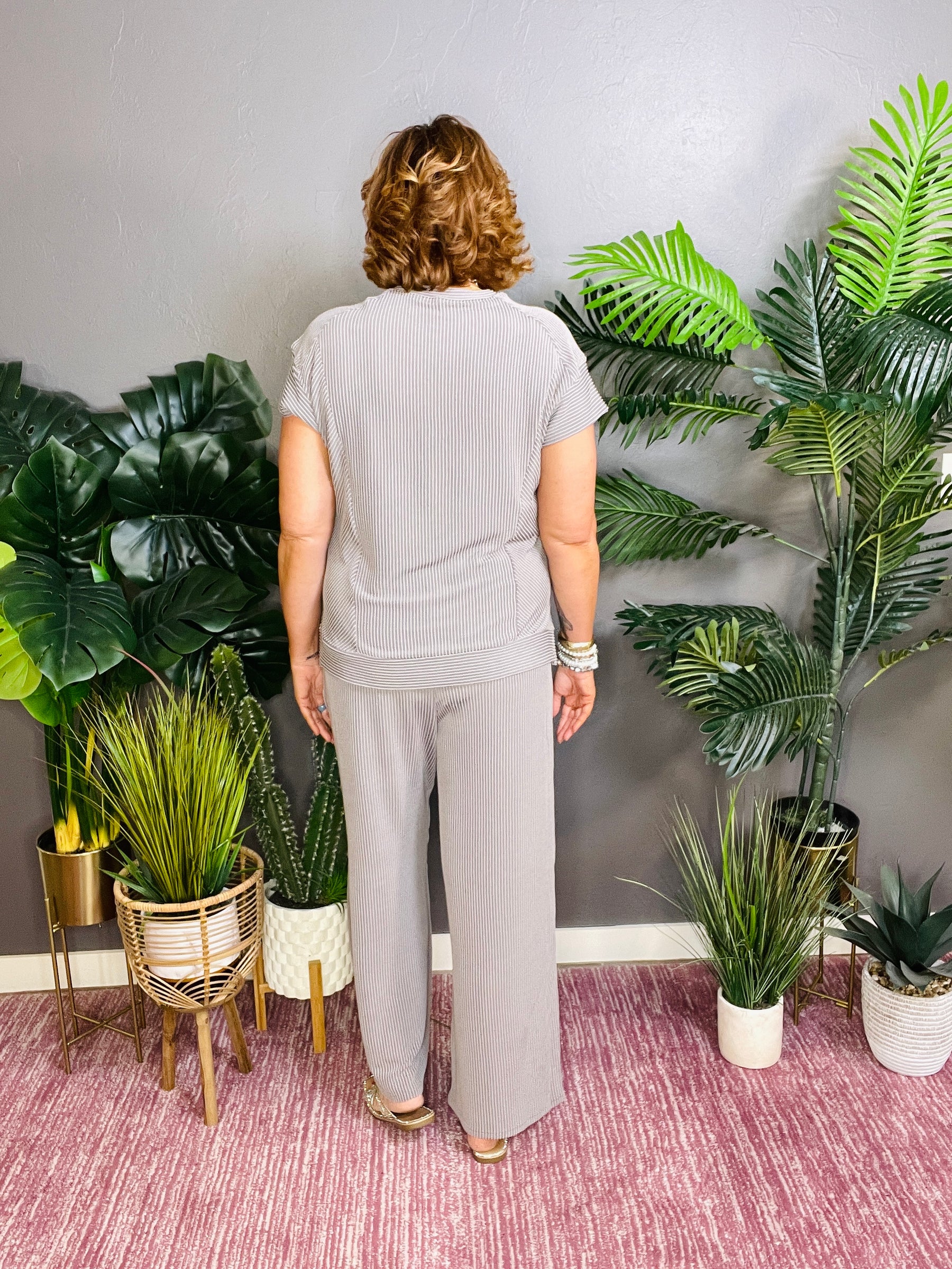 Setting The Scene Wild Wind Top And Pant Set