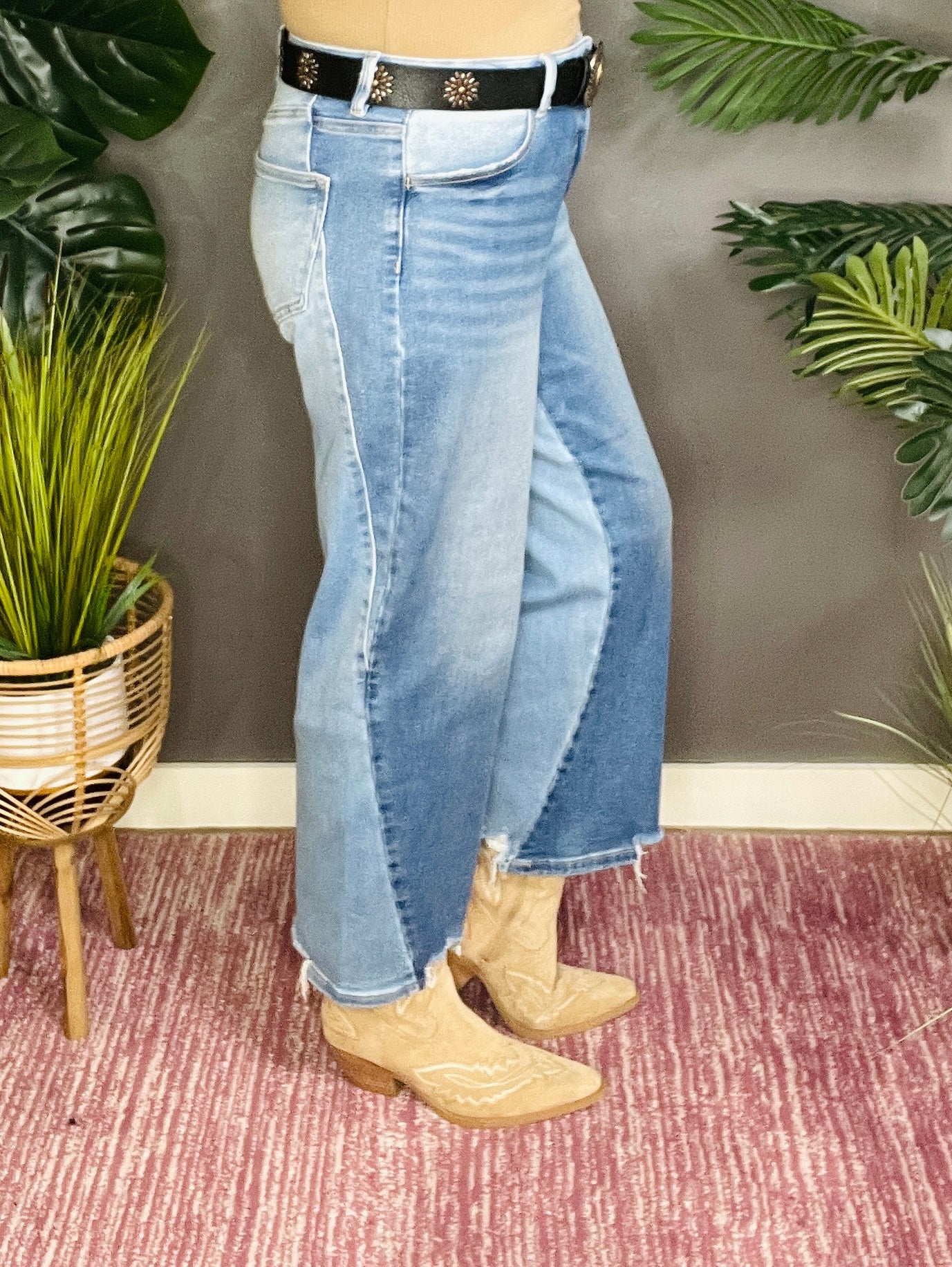 Tessa Slouchy Cropped Barrel Jeans
