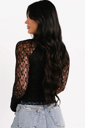 Lace And Grace Henley Top