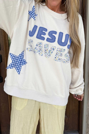 Jesus Saves Sweatshirt (2 Colors)