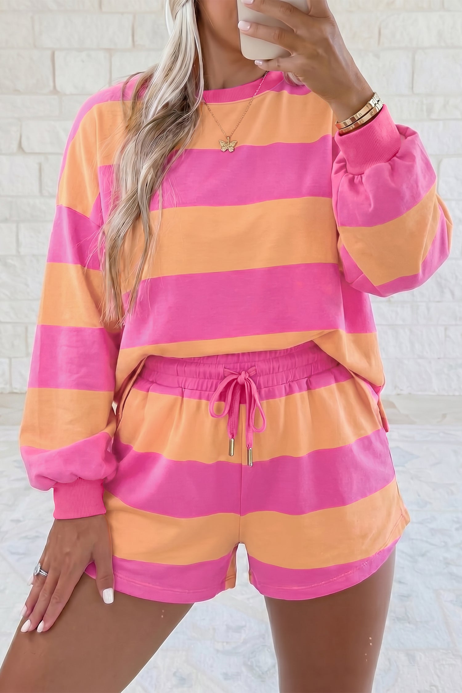 Sunset Sorbet Top And Short Set