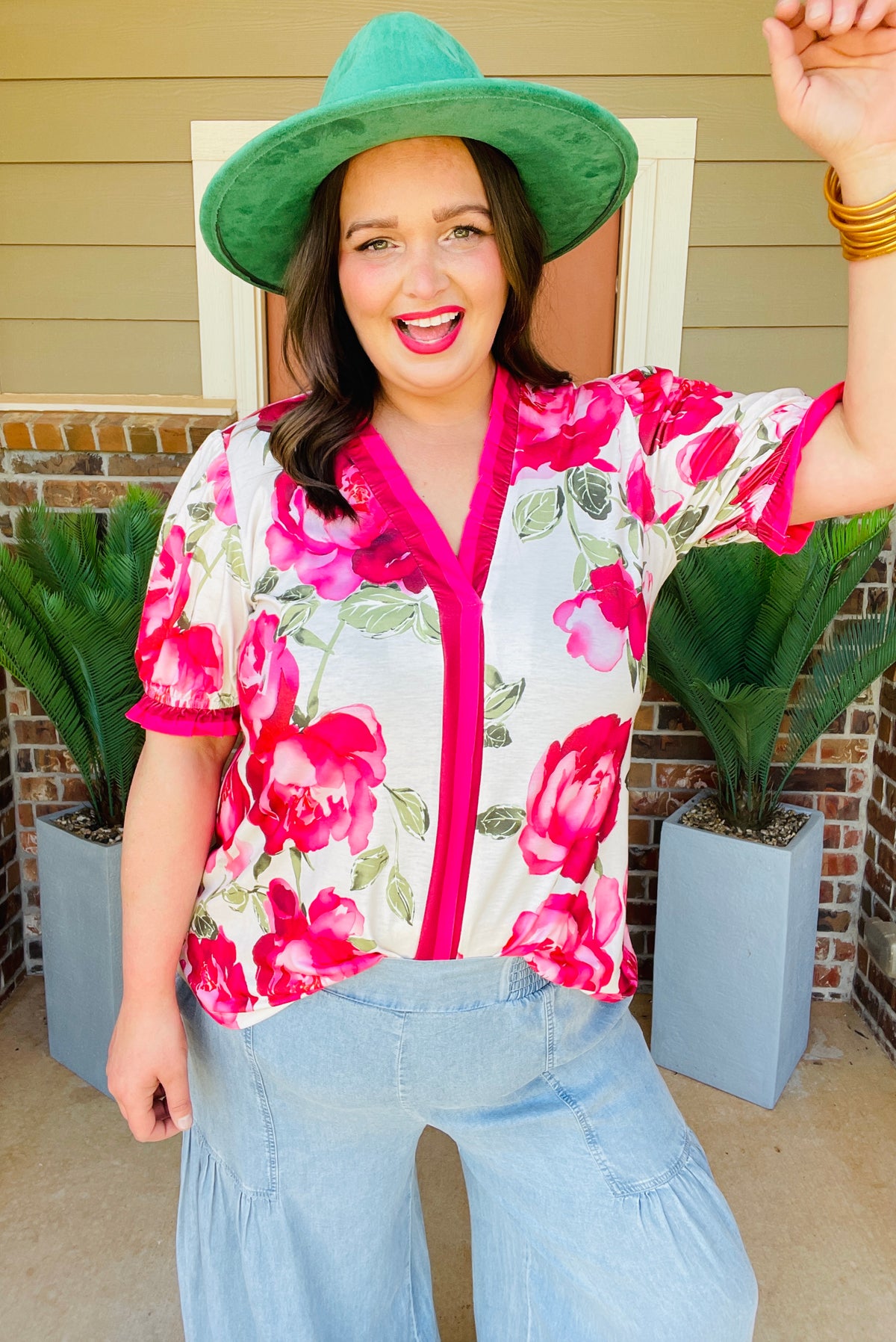 Petals In Paradise Top - S879PK