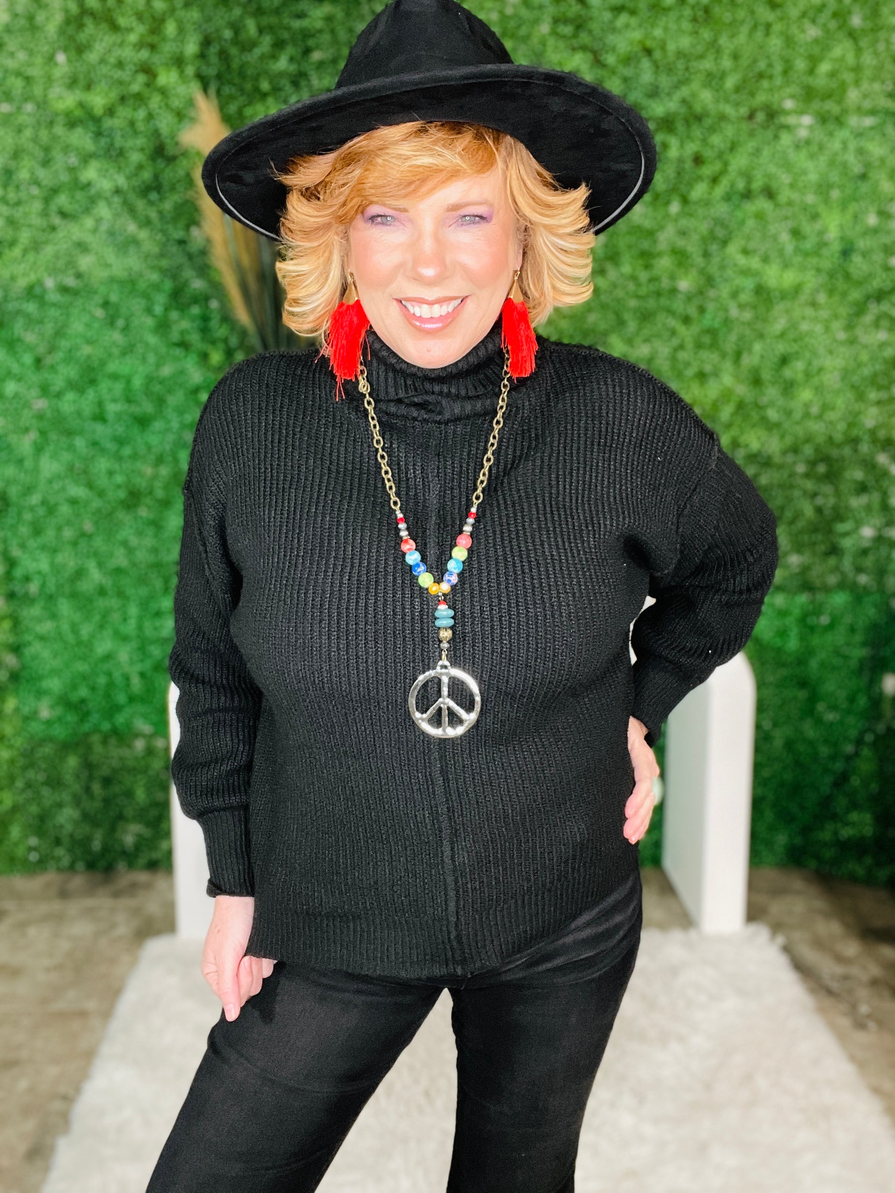 Always Come Back Sweater - S281BK