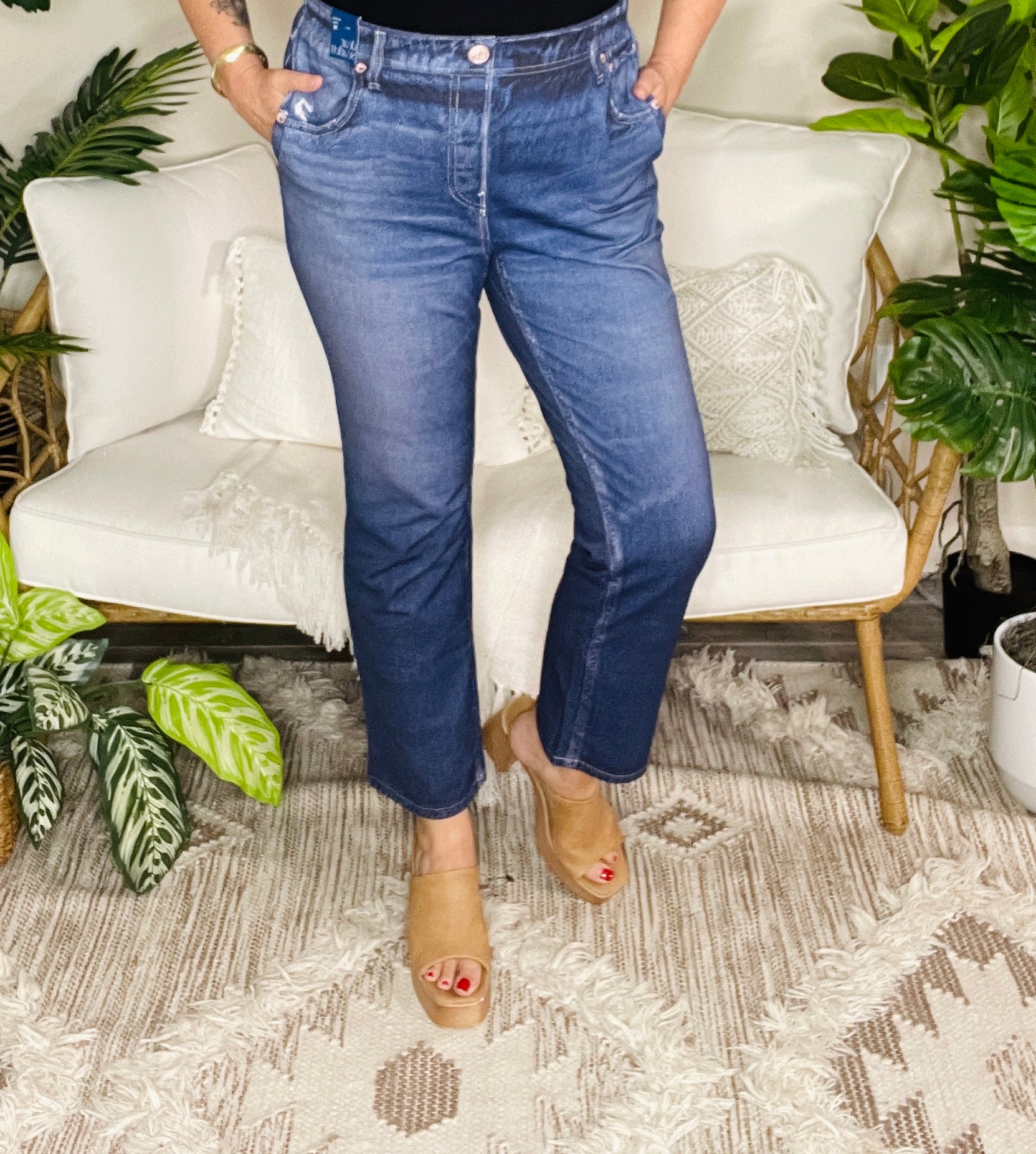 Zenim Slim Dark Denim Pant - J067SDD