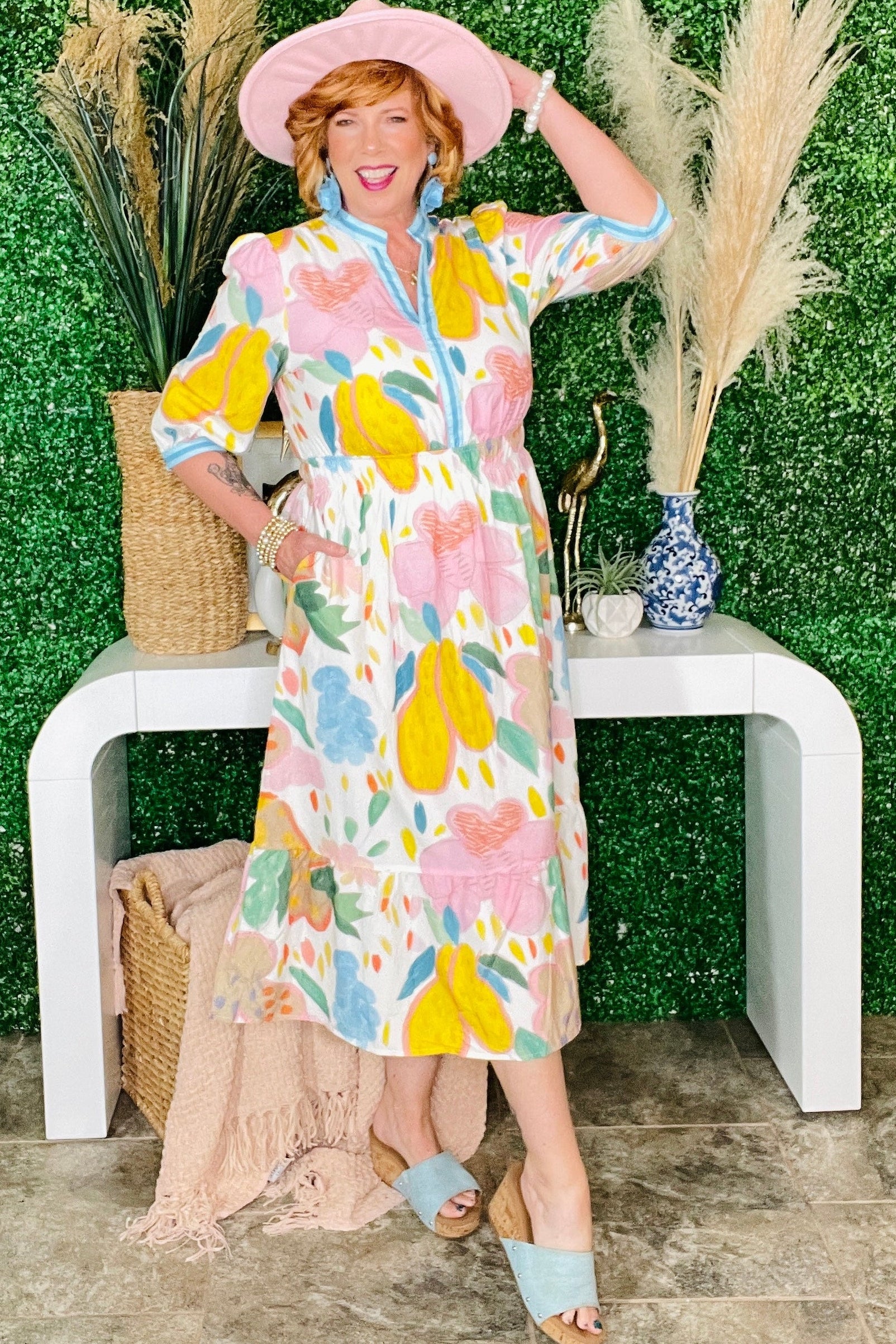 Sweet On You Multicolour Floral Midi Dress
