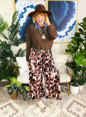 Cowgirl Collage Pants - LW027MU