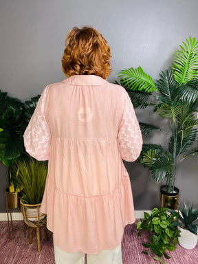 Sweet Whimsy Peach Top - S569PE