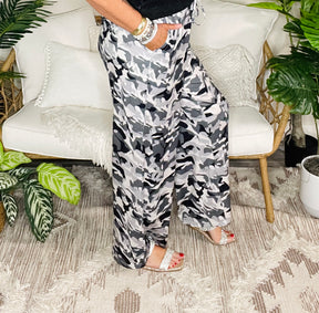 Main Attraction Camouflage Drawstring Pants