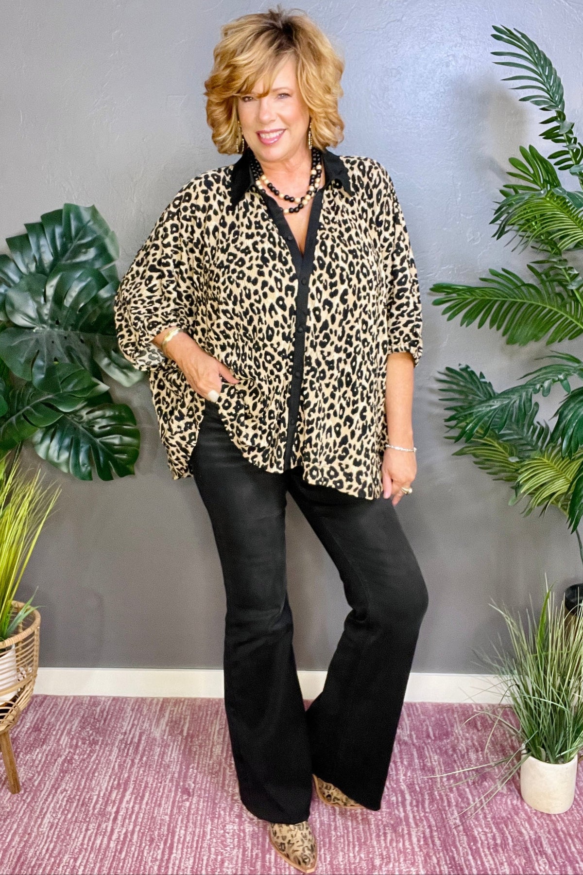 Fierce Energy Animal Print Top - S005LE