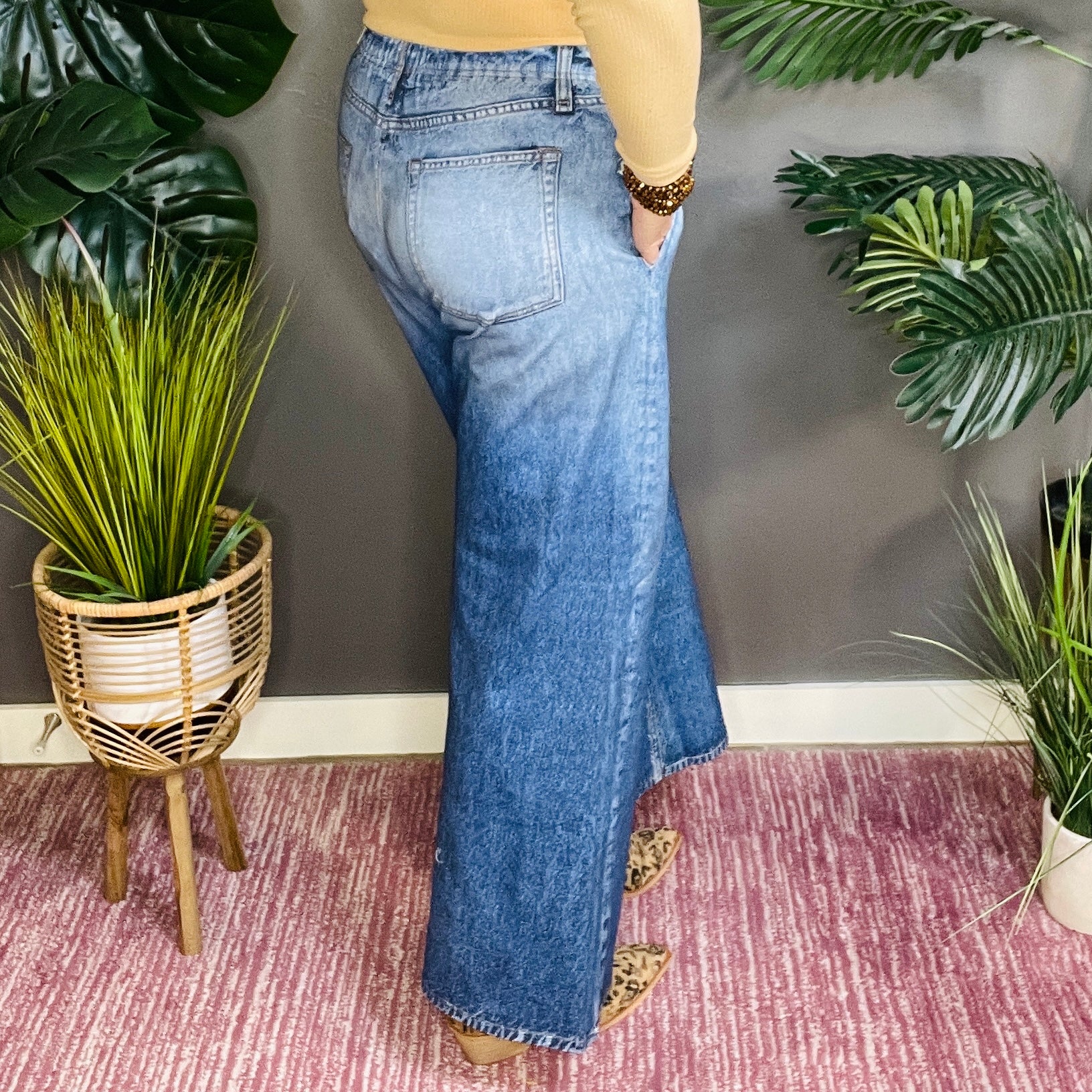 Zenim Classic Wide Leg Pant - J019DN