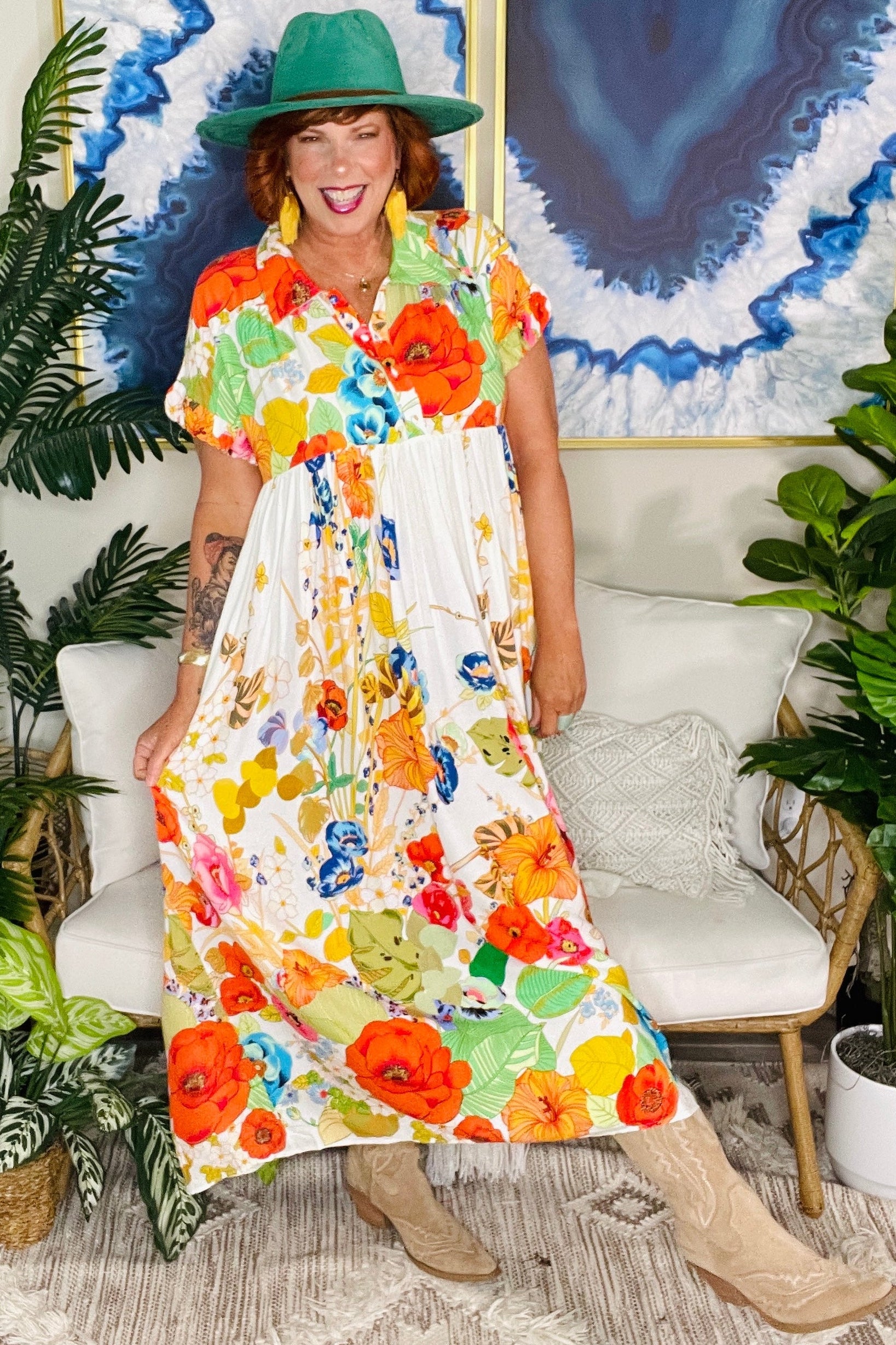 Garden Getaway Dress - DR234IV