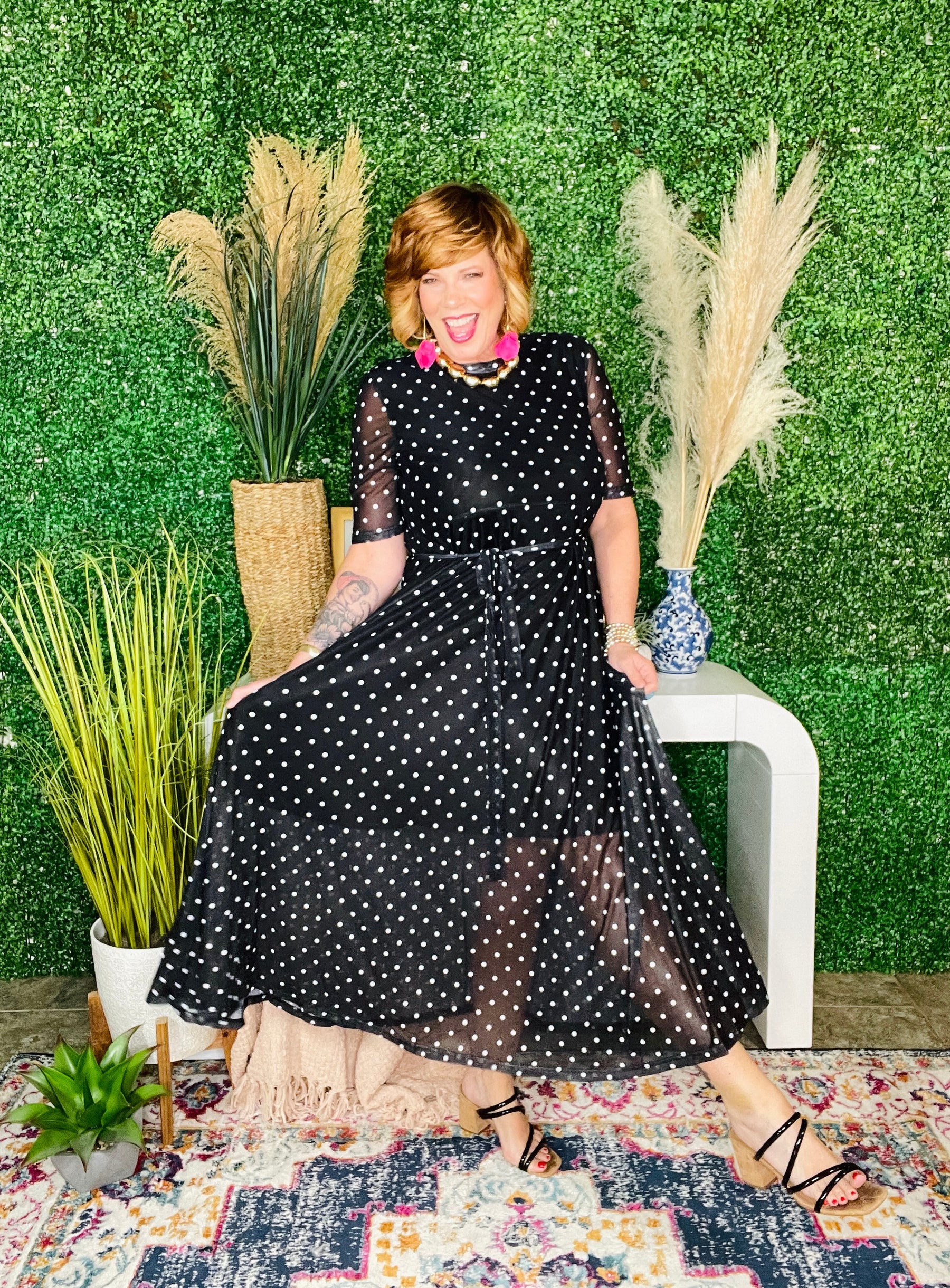 Connect The Dots Dress - DR181BK