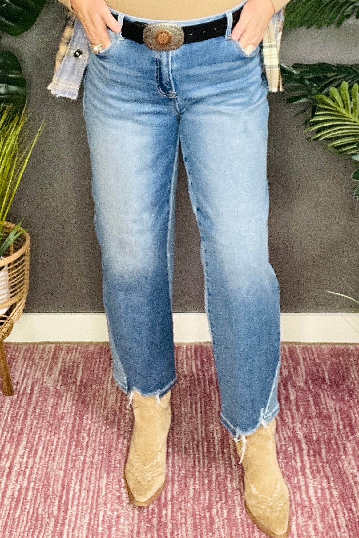 Tessa Slouchy Cropped Barrel Jeans