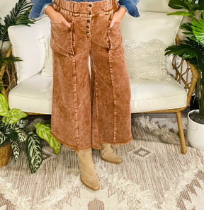 Come As You Are Camel Corduroy Pants - P167CA