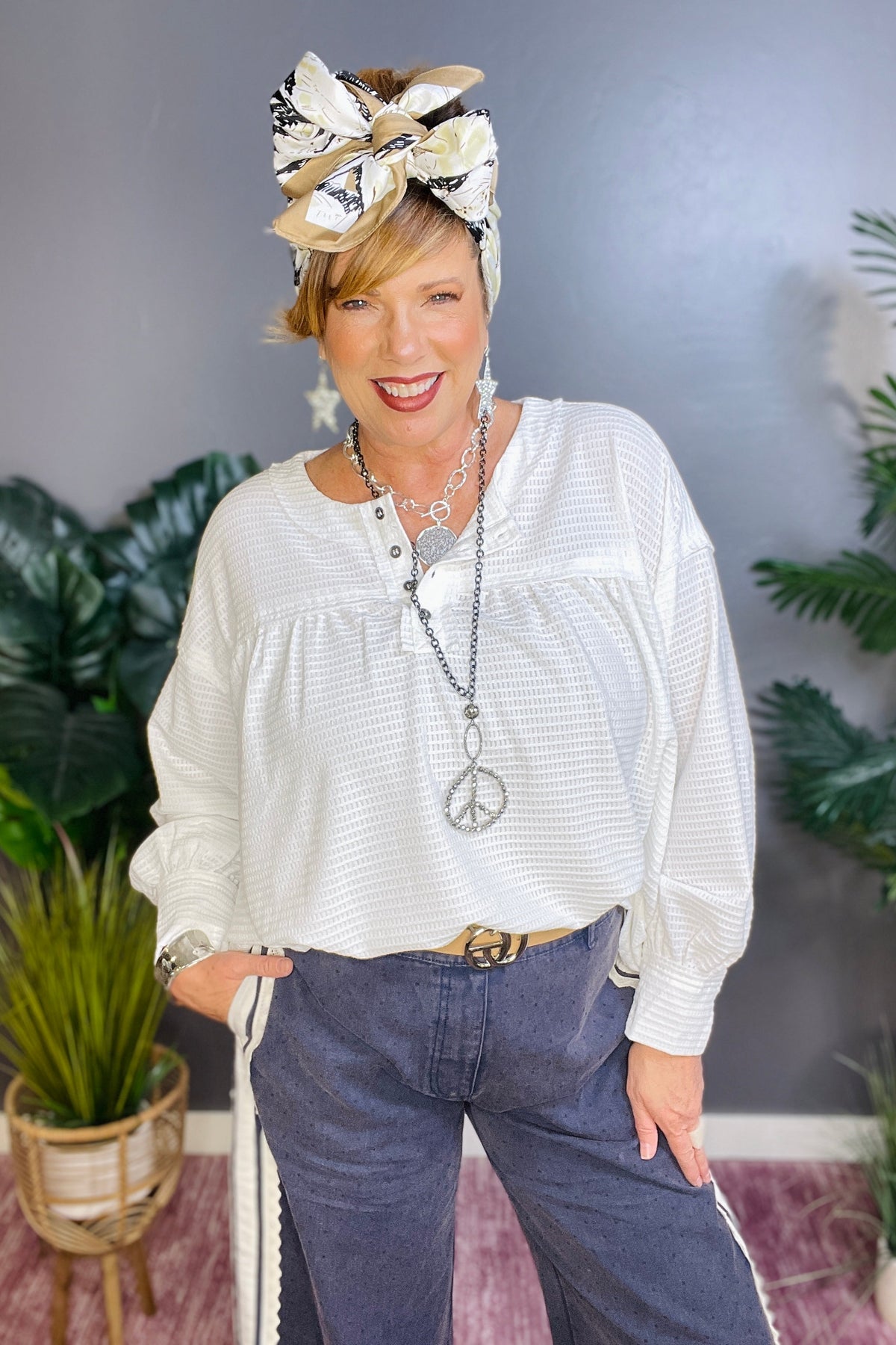 Henley Perfection Top - S046WH