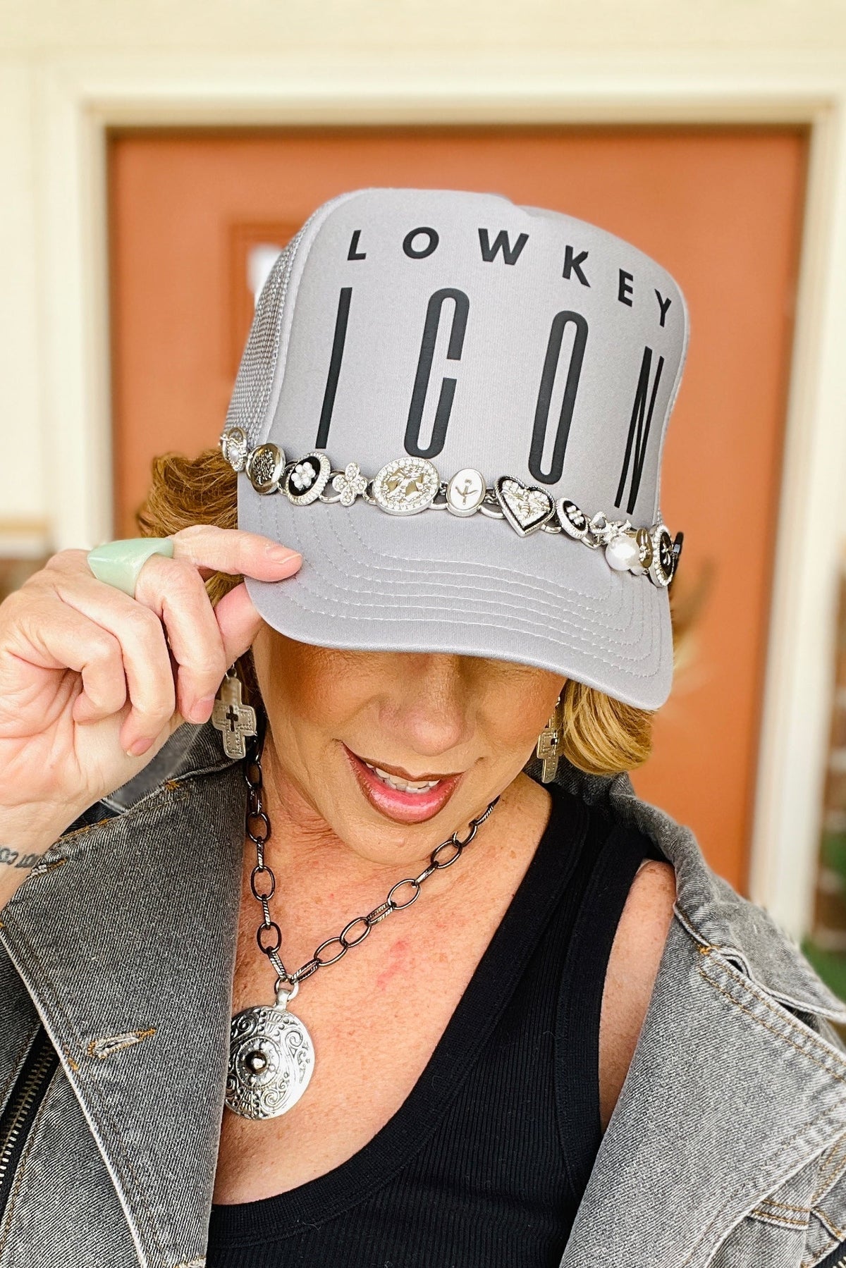 Low Key Icon Trucker Hat - HAT004GR
