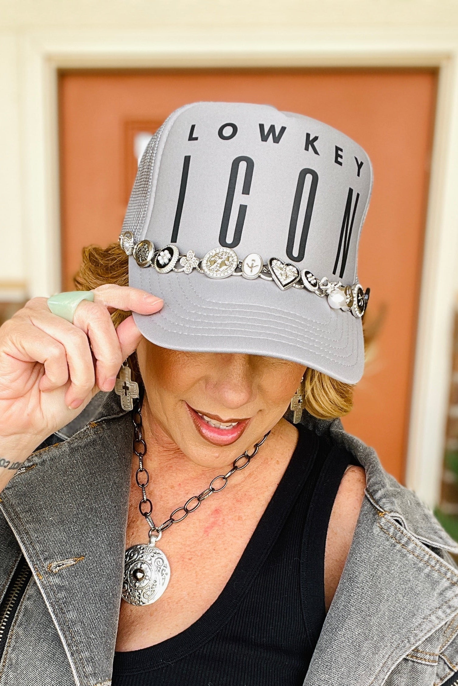 Low Key Icon Trucker Hat - HAT004GR