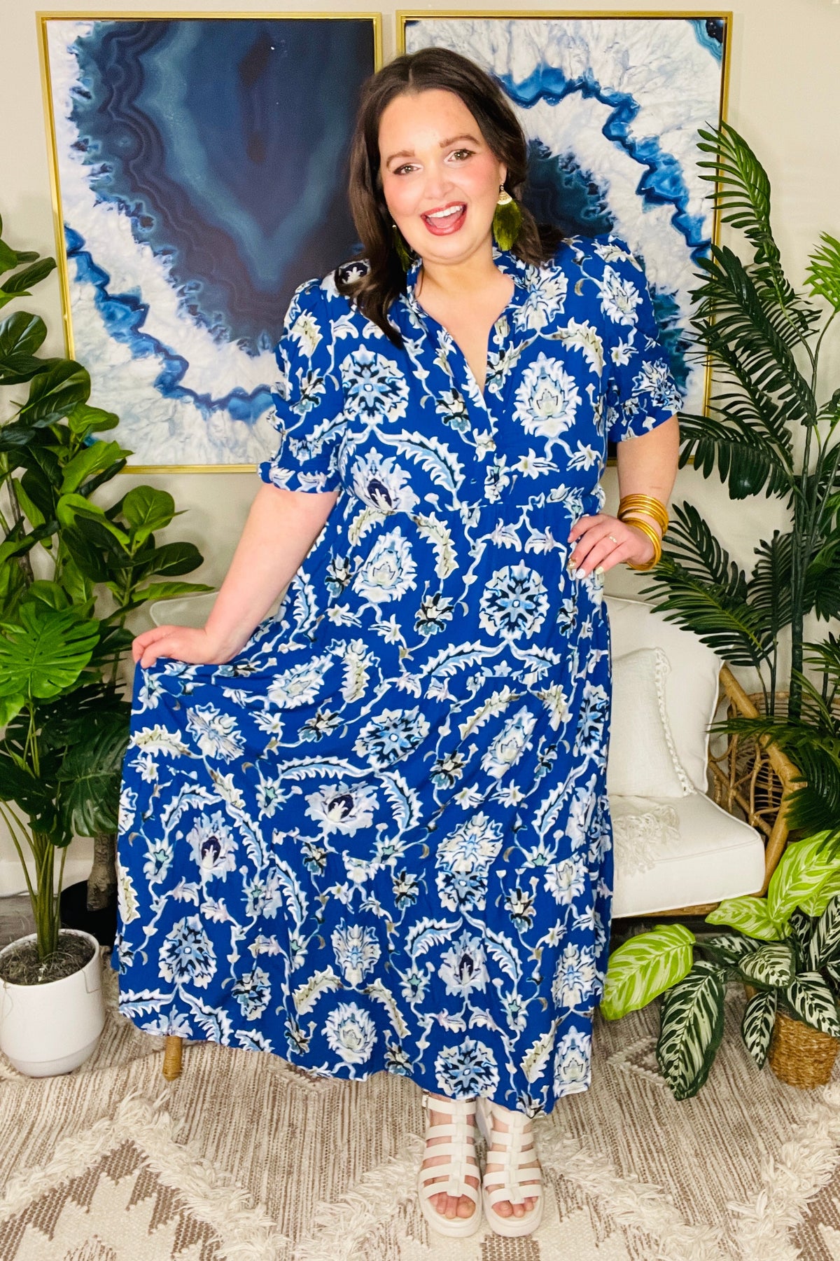 Flirt Factor Floral Print Dress