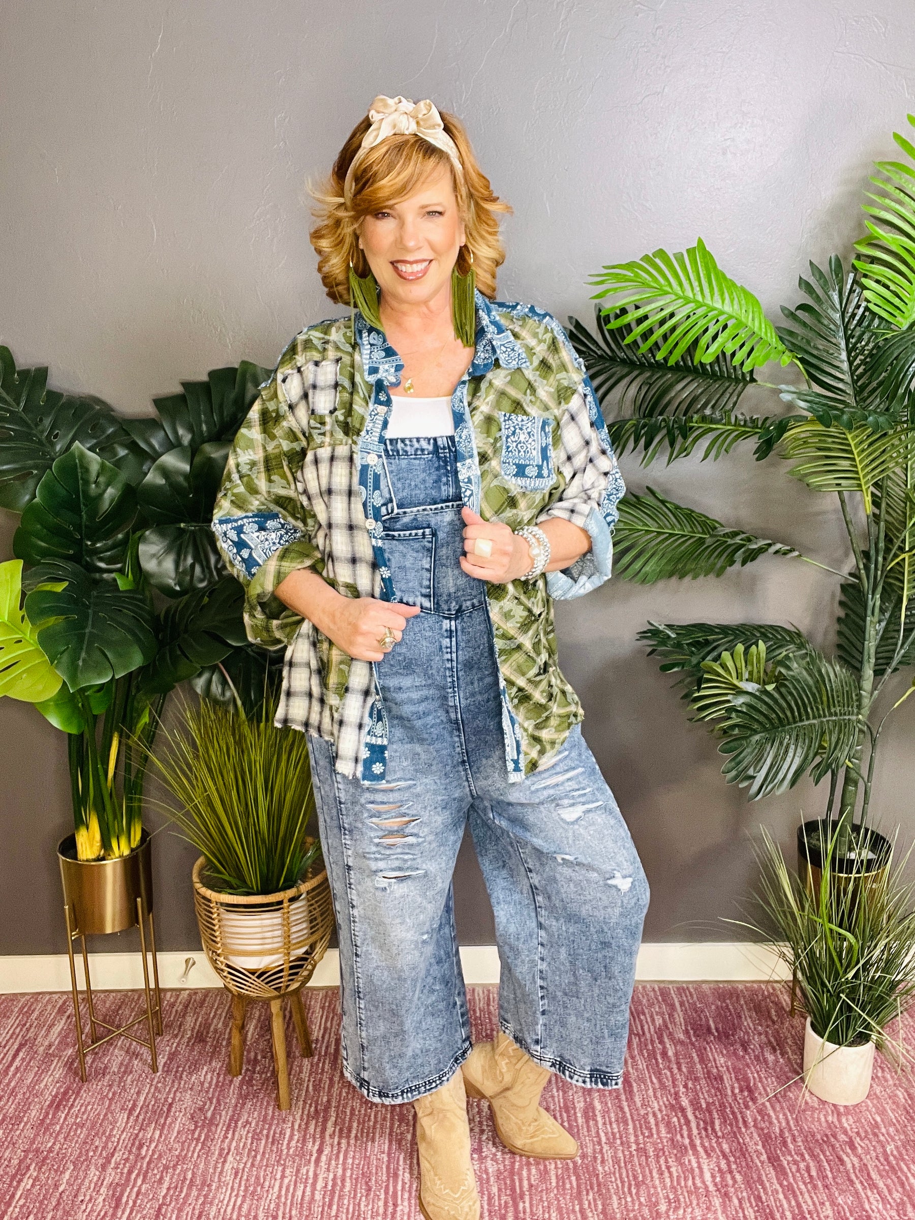 Bold In Paisley  Top - S255OL