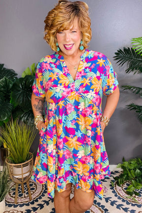 Just A Bit Flirty Dress - DR189PB