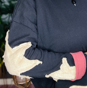 Star Status Patch Top - S221AB