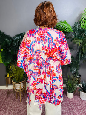 Made For You Cream Mix Kimono - OT157CM
