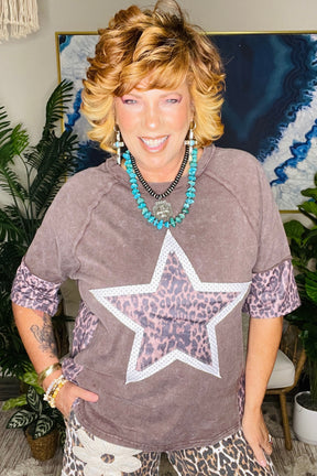 Star Of The Show Mineral Wash Top