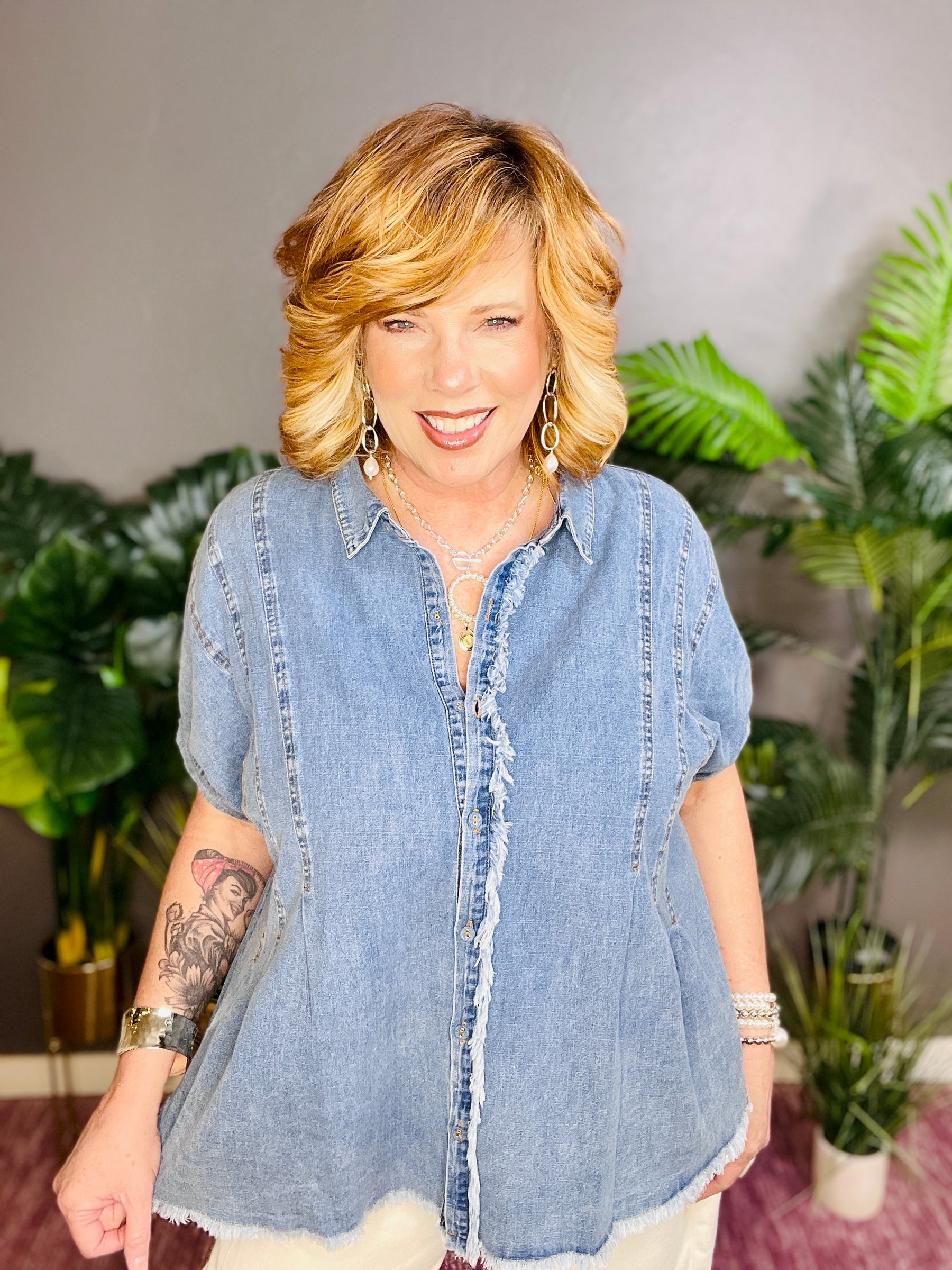 Easy Denim Energy Top - S254DN