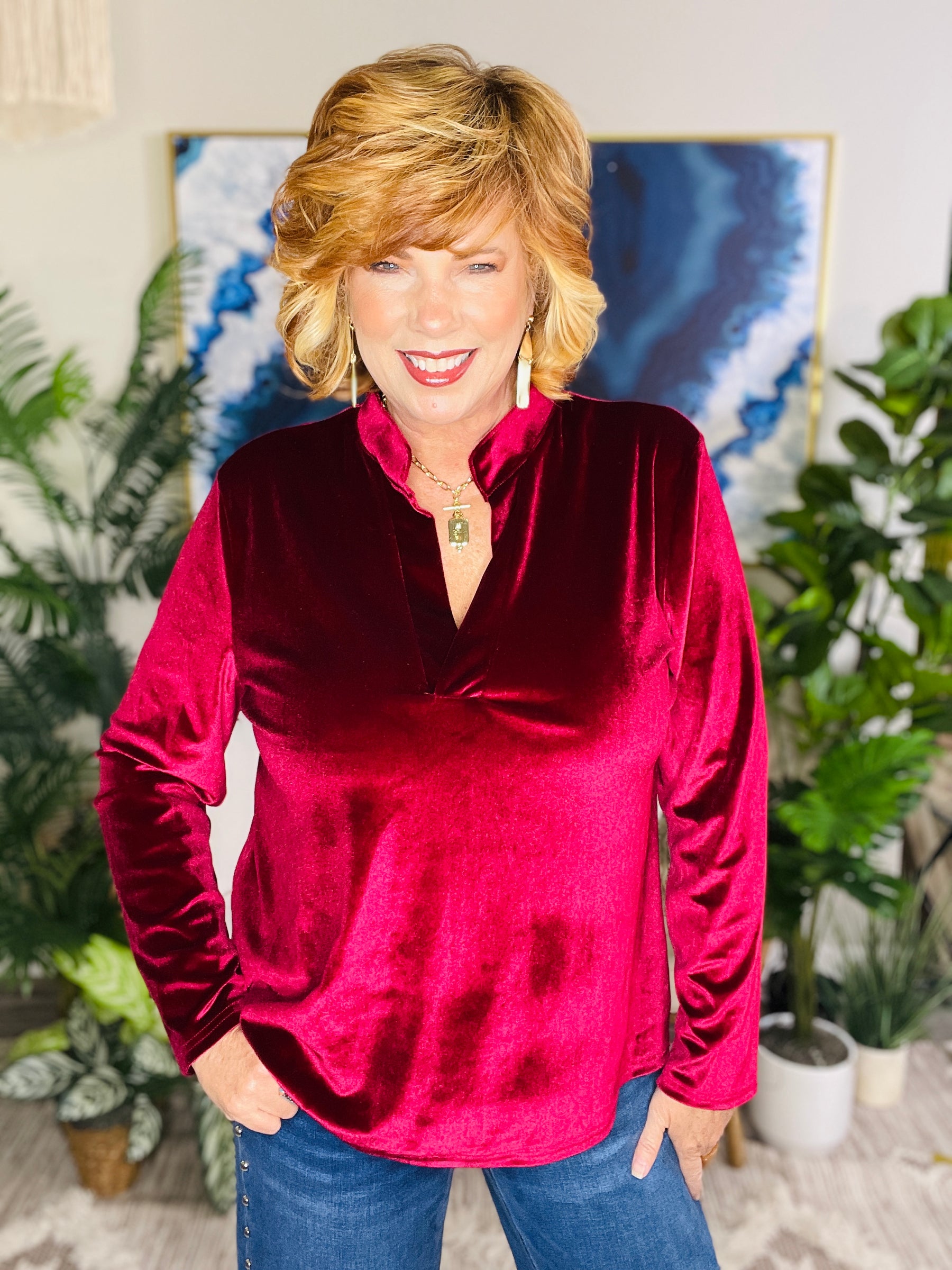 Velvet Crush Top (7 Colors)