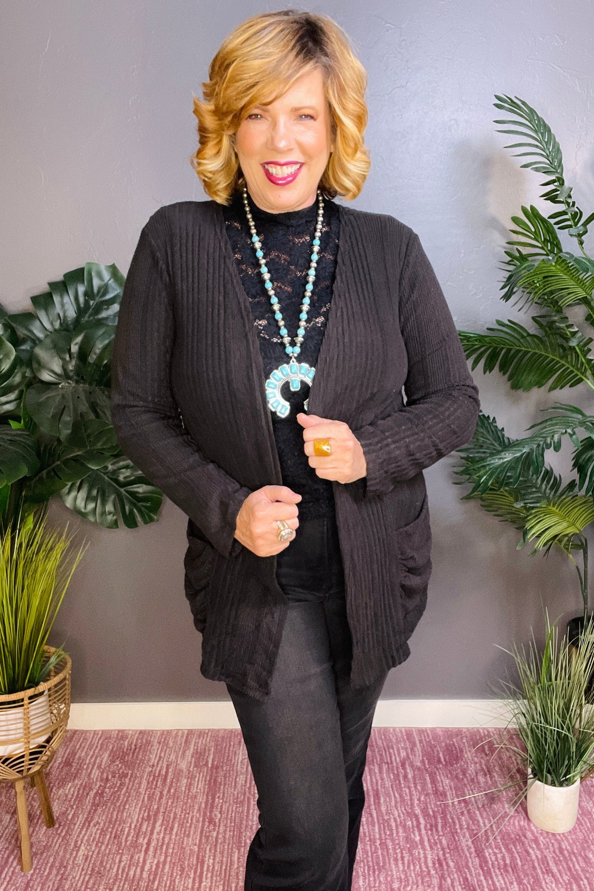 Love My Basics Ribbed Cardigan