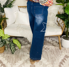 Star Power Wide Leg Jeans