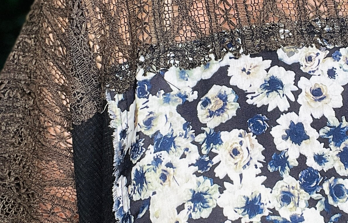 Hello Spring Vibes Black Top