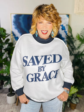 Saved By Grace Sweatshirt (2 Colors)