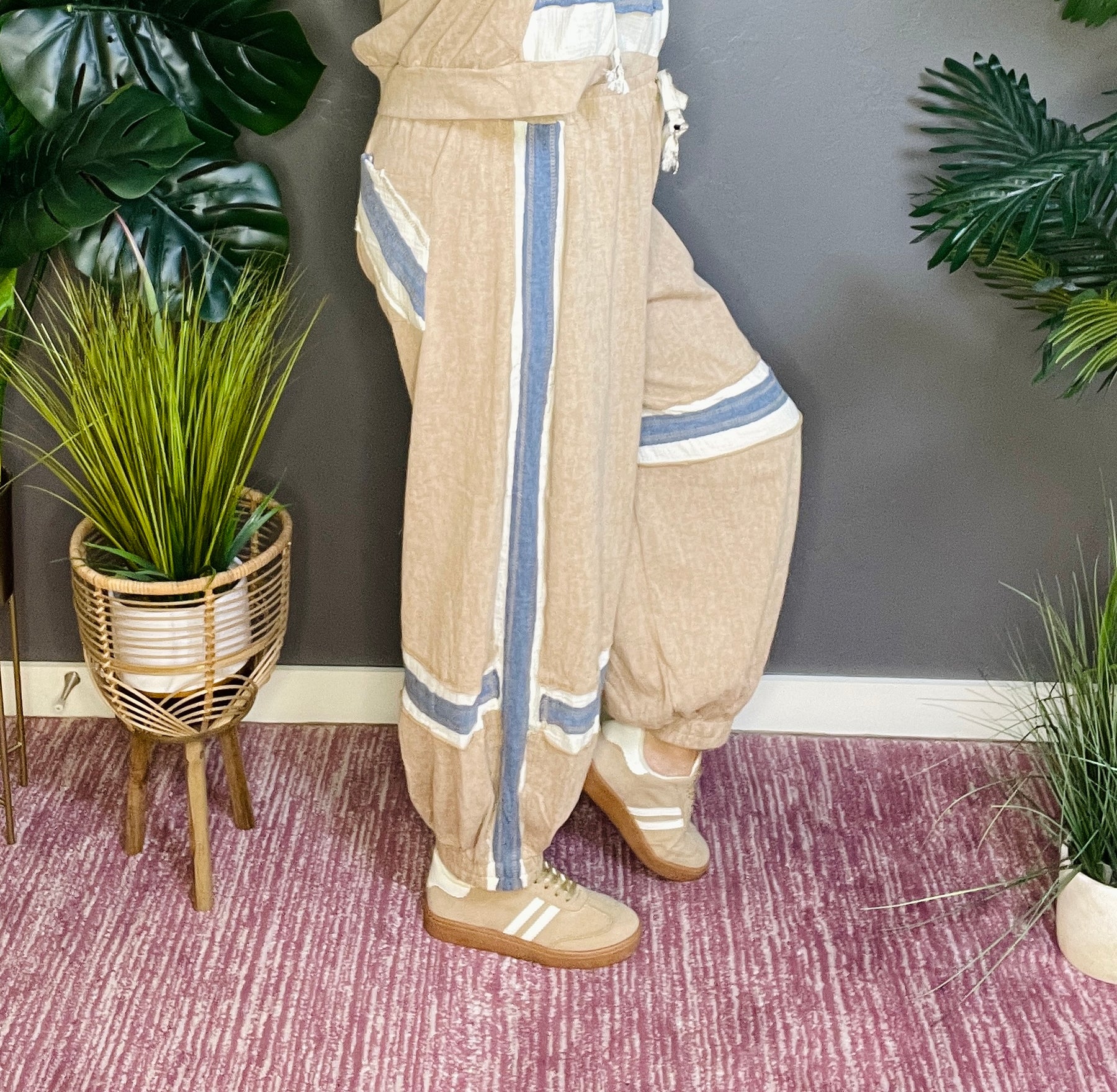 Up And Running Latte Jogger Pant - P014LA