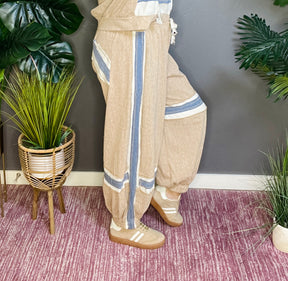 Up And Running Latte Jogger Pant - P014LA