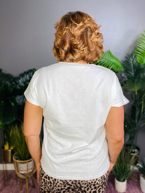 Tied With A Bow White Top