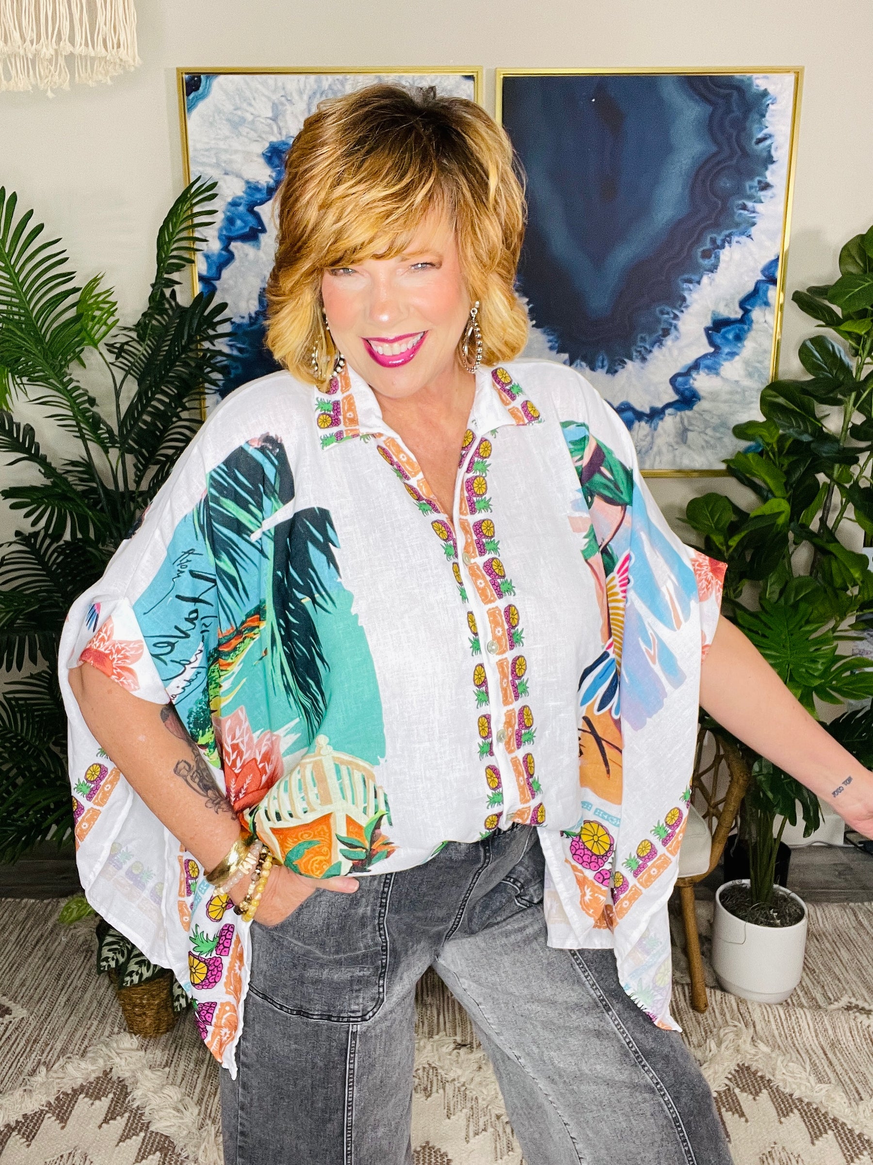 Caribbean Soul Top - S755WH