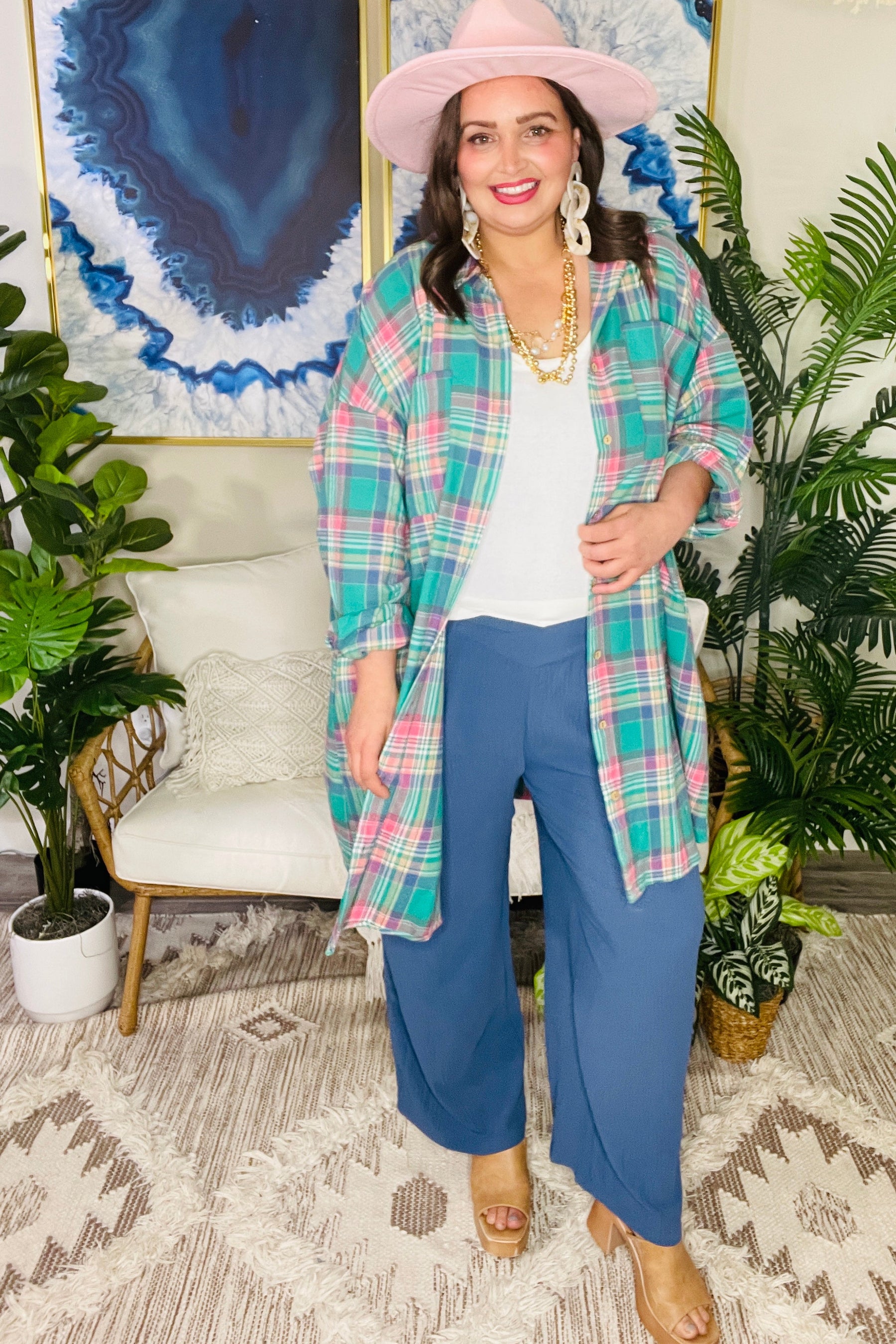 Plaid To Meet You Dress/Tunic