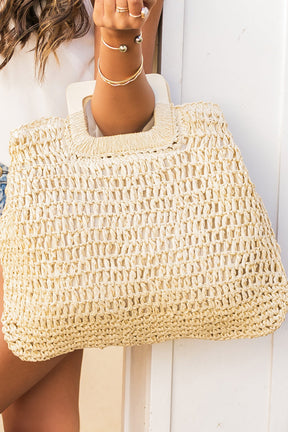 Oversized Straw Tote (2 Colors)