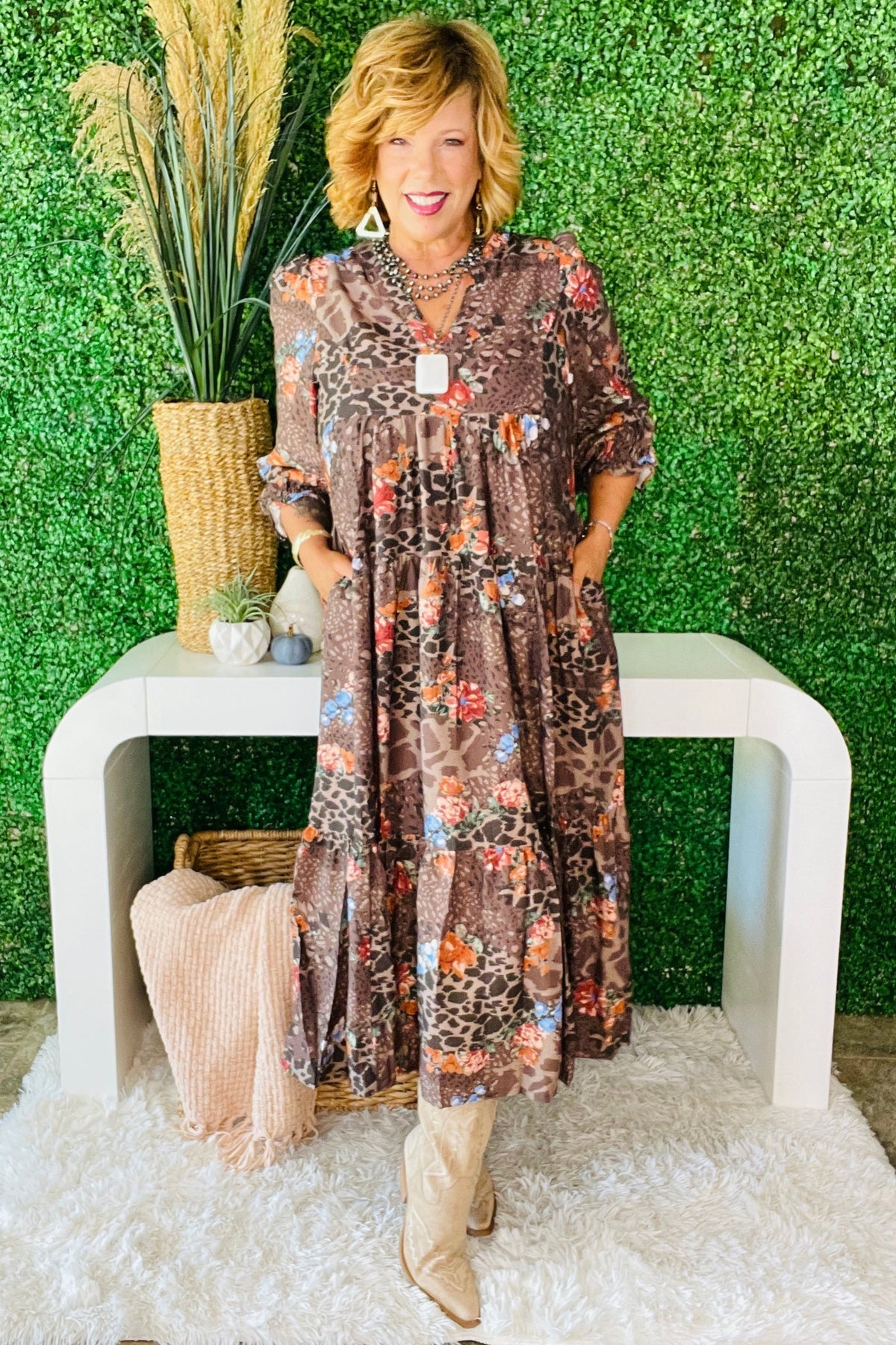 Wild Beauty Midi Dress - DR005LE