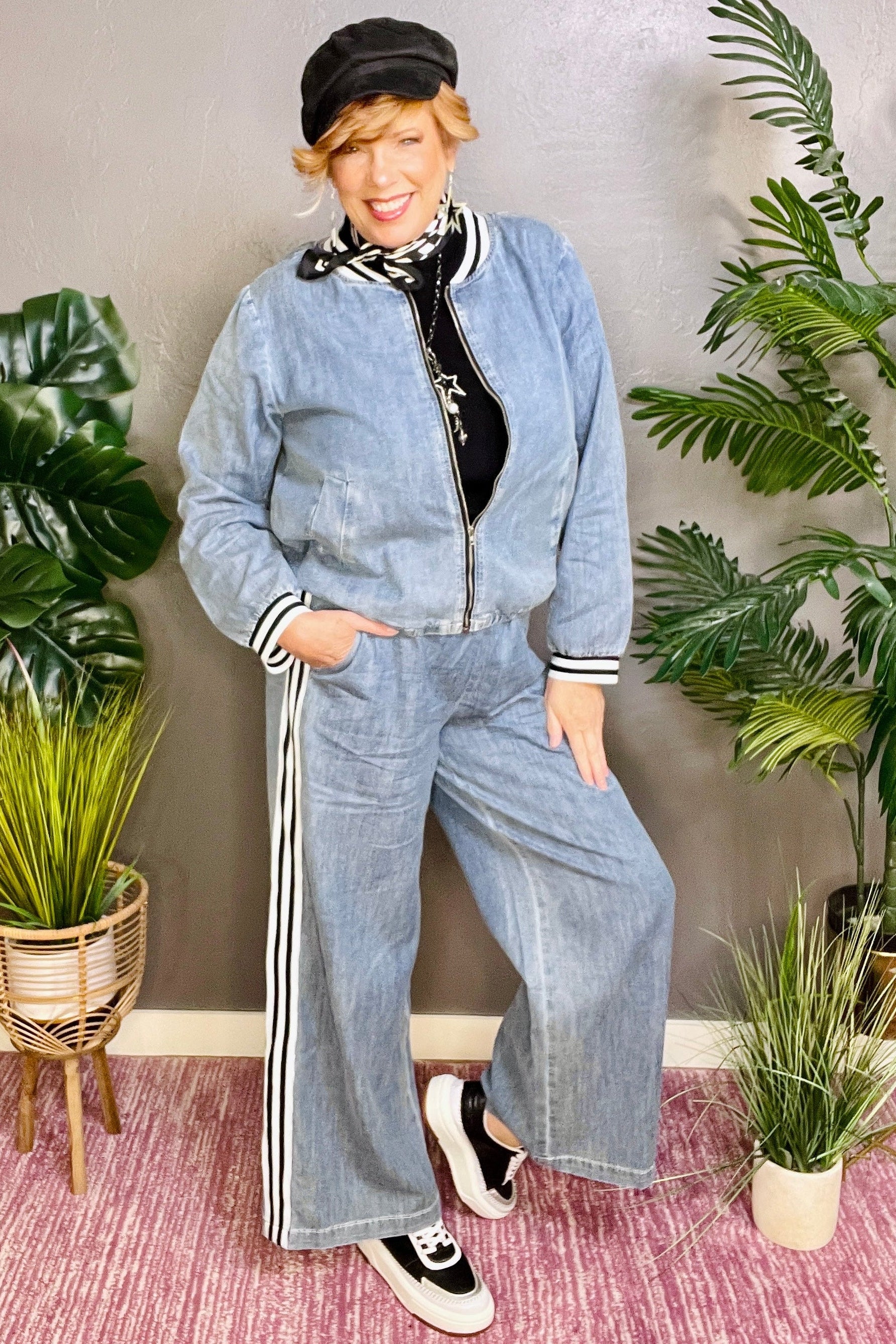 Easy Breezy Denim Zip Up Jacket - OT031DN