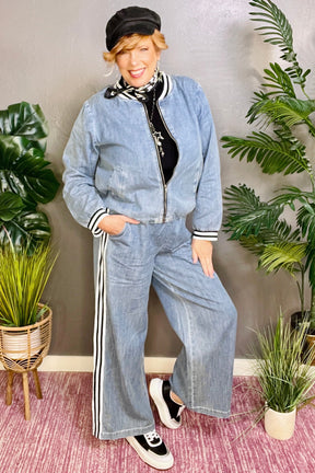 Easy Breezy Denim Zip Up Jacket - OT031DN