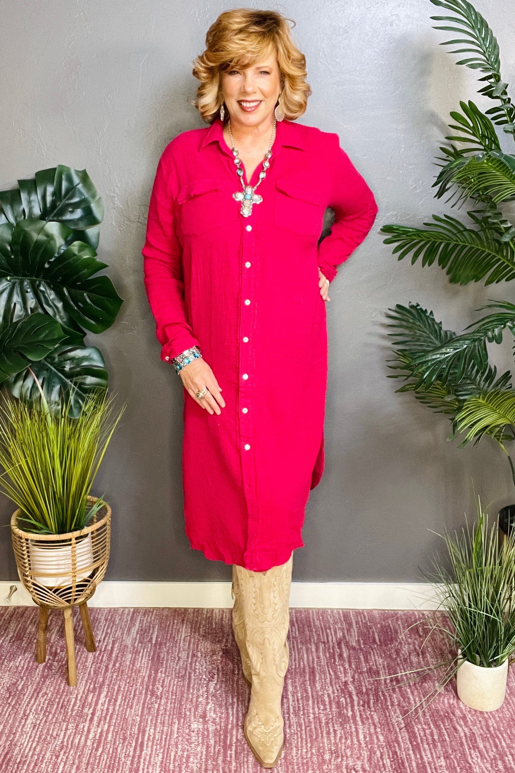 Let's Talk Style Ruby Long Outer - OT041RY