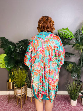 Made For You Mint Mix Kimono - OT159MT