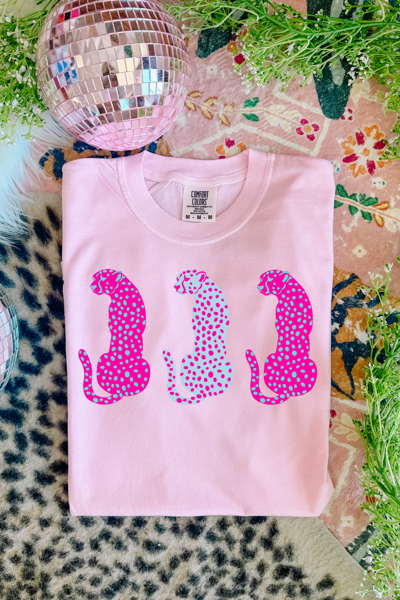 Three Leopards Graphic Tee