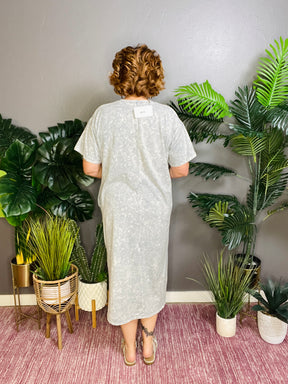 Free Bird Stone Mineral Wash Dress - DR092ST