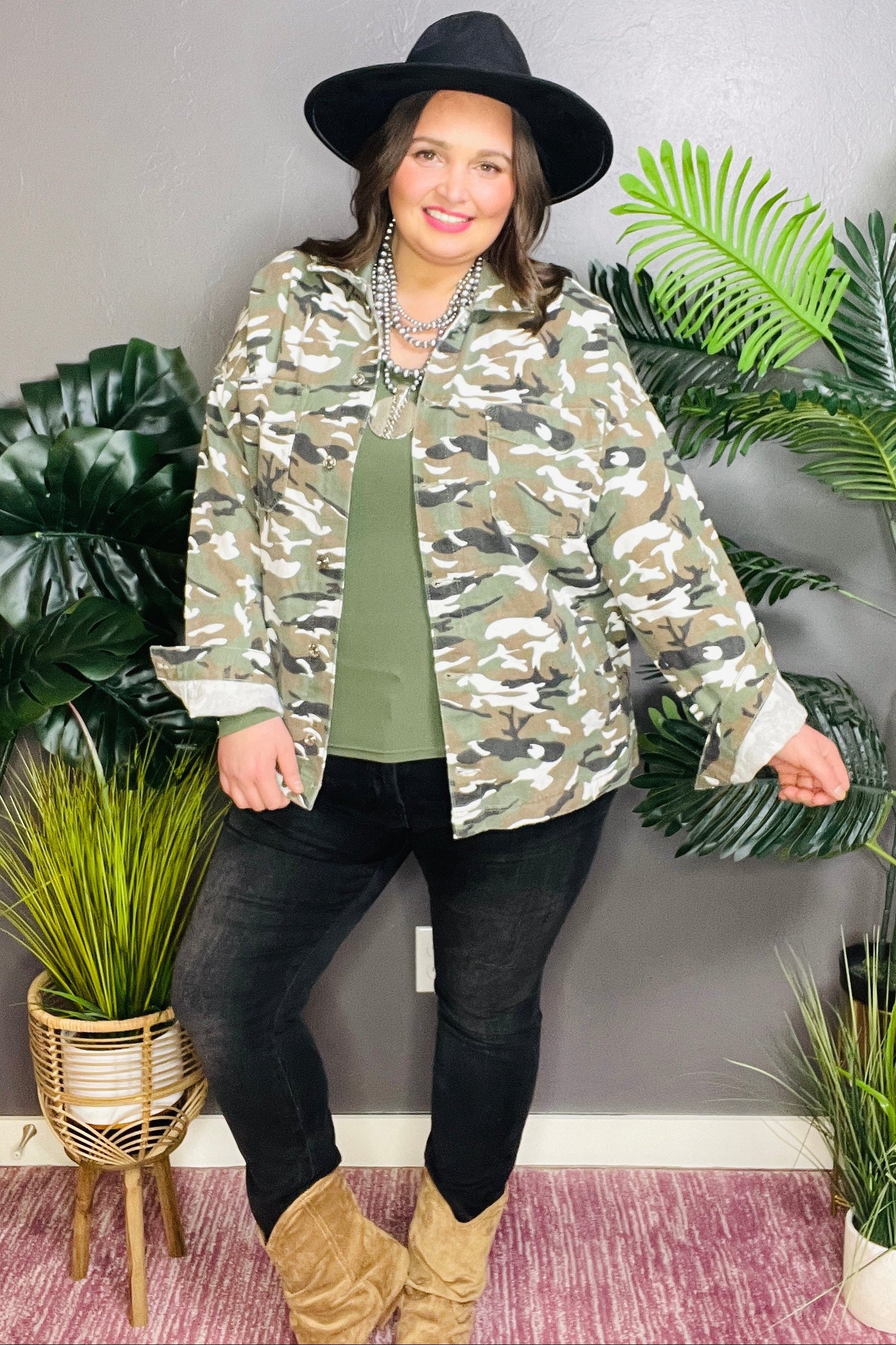Run With It Camo Jacket - OT056CM